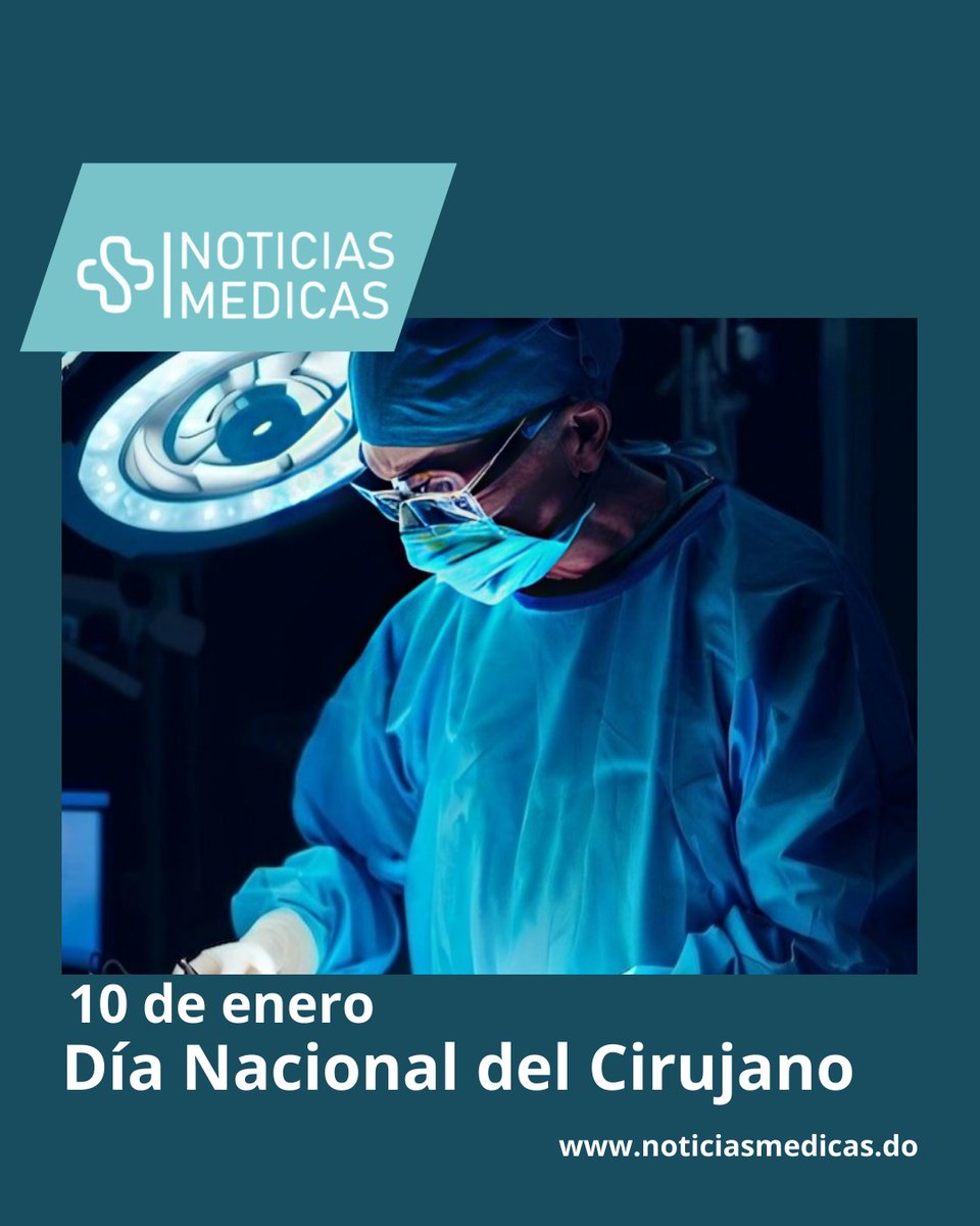 NotiMedicasDO's tweet image. 10 de enero
Día Nacional del Cirujano 

instagram.com/p/DTVVGeqknUk/…

@cdcird