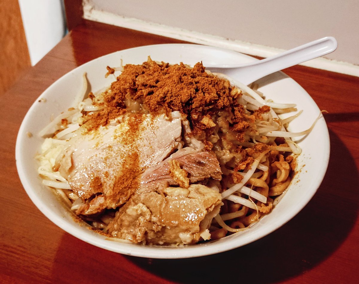 Type10Ak's tweet image. 宮城県女川町、LINGKAI女川店。

カレー汁なし麺300gチーズトッピングマヨネーズ抜き1,200円。

美味いカレー汁なしでした。次はラーメンを食べに行こう。