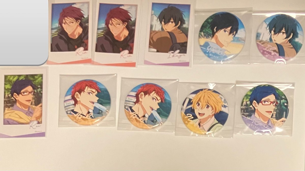 交換・譲渡】 Free! FS フォトカード フォトカ 缶バッジ hometown 岩美