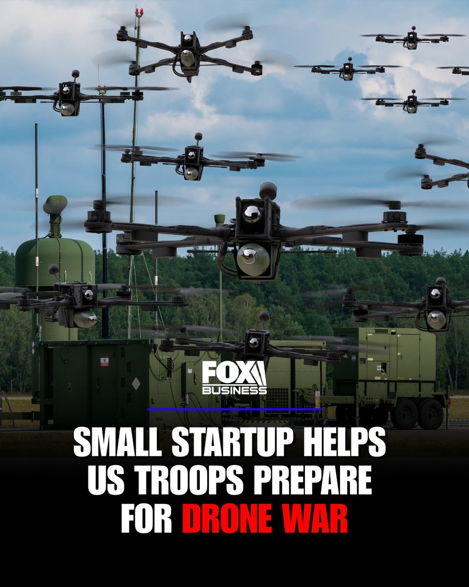 FoxNews's tweet image. FACTORY FRONTLINE: In an unassuming town outside Detroit, a small startup is quietly preparing U.S. troops for the next era of warfare — where battles won’t be fought by soldiers, but by swarms of machines.

The American company started out creating large-scale drone light shows.…