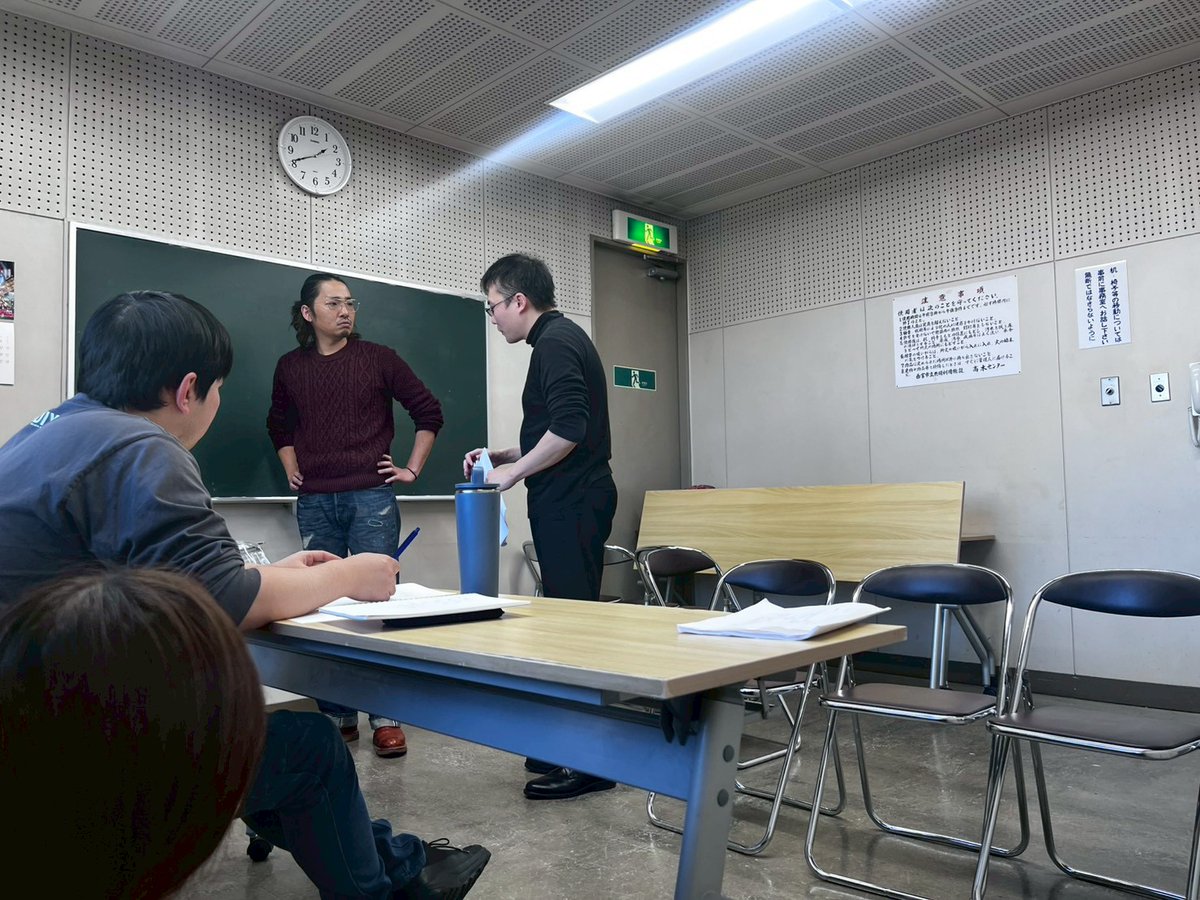 新年1発目の稽古！
どうなるのかとても楽しみです！
チケット予約開始までもう少々お待ちください！