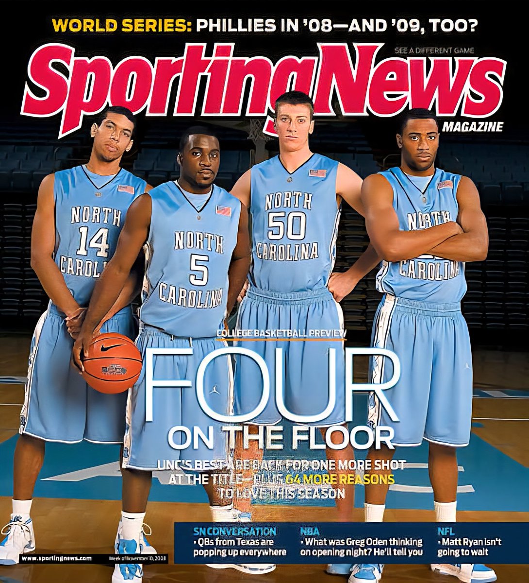 uncsportsphotos's tweet image. Along with their teammate Deon Thompson and others, this group of Tar Heels would go on to win the 2009 National Championship