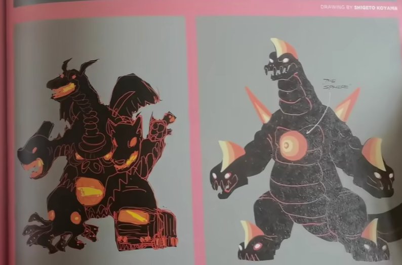 ZangBerries's tweet image. Interesting concept designs of Ghosts from New Panty &amp;amp; Stocking.

TCG ghost was considered to be based on Yugi or Gambit.

President ghost was considered to be Captain America.

Serial killer ghost was considered to be Jason.

Casino kaiju ghost looked more like Arstron.