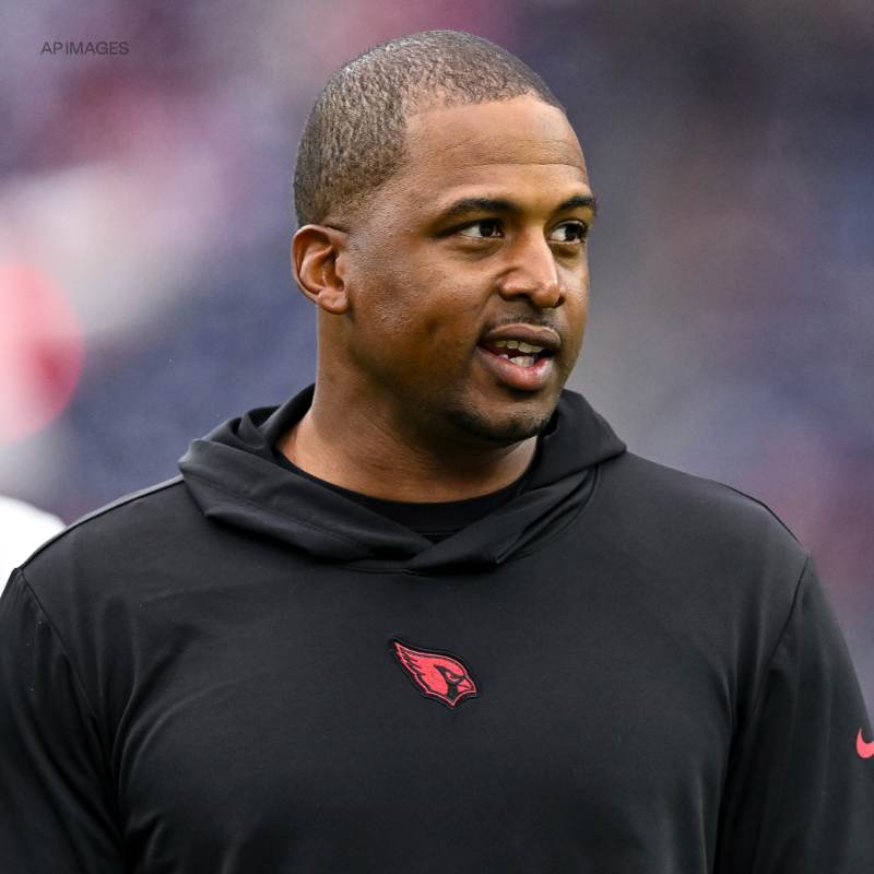 Buccaneers's tweet photo. We've completed interviews with David Shaw, Detroit Lions Passing Game Coordinator, and Israel Woolfork, Arizona Cardinals Quarterbacks Coach, for our offensive coordinator position.