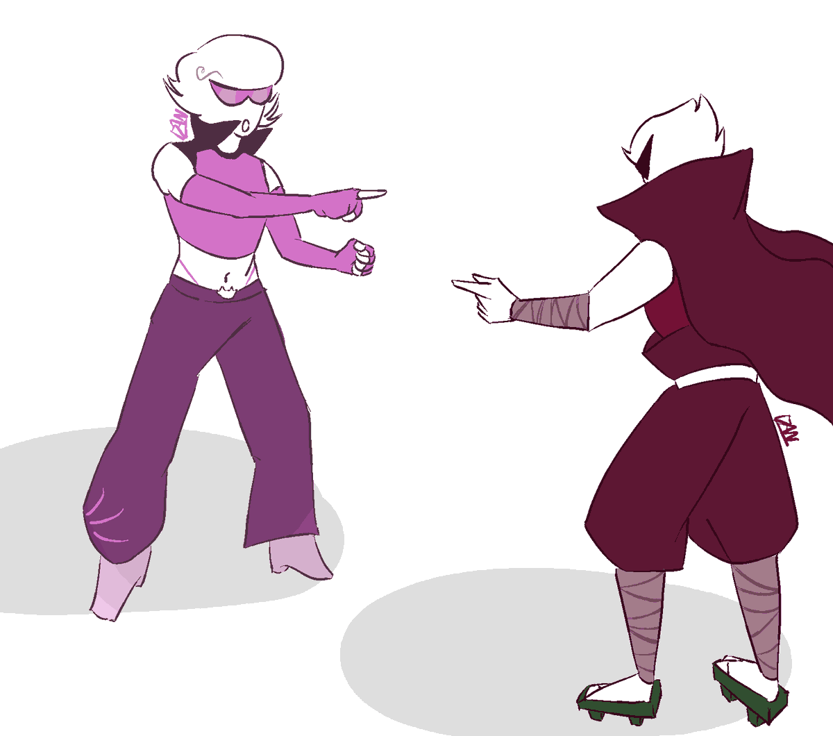 NeverBetOnDan's tweet photo. They look too similar... #roxylalonde #ultdirk #beyondcanon #homestuckfanart https://t.co/qie34RH9YP