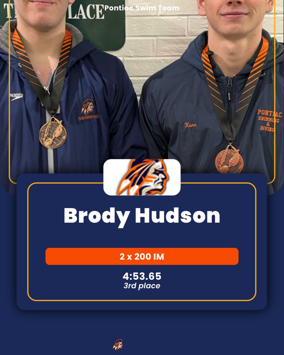 Pontiac Township High School Swimming tweet media