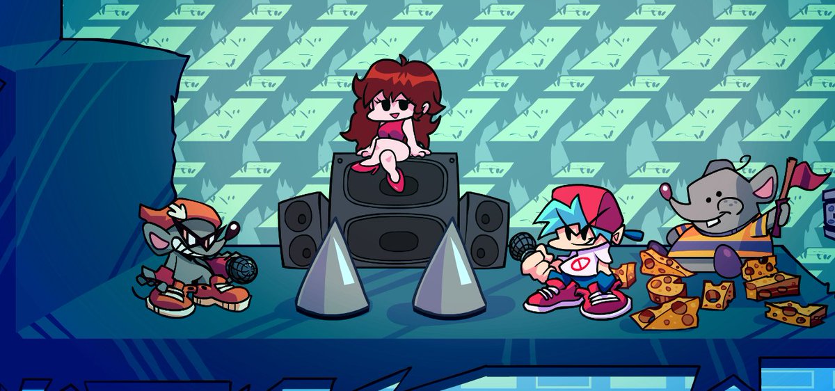 Gonna redo this bg so I'm gonna show it off here👀 #ritzmix #fnf