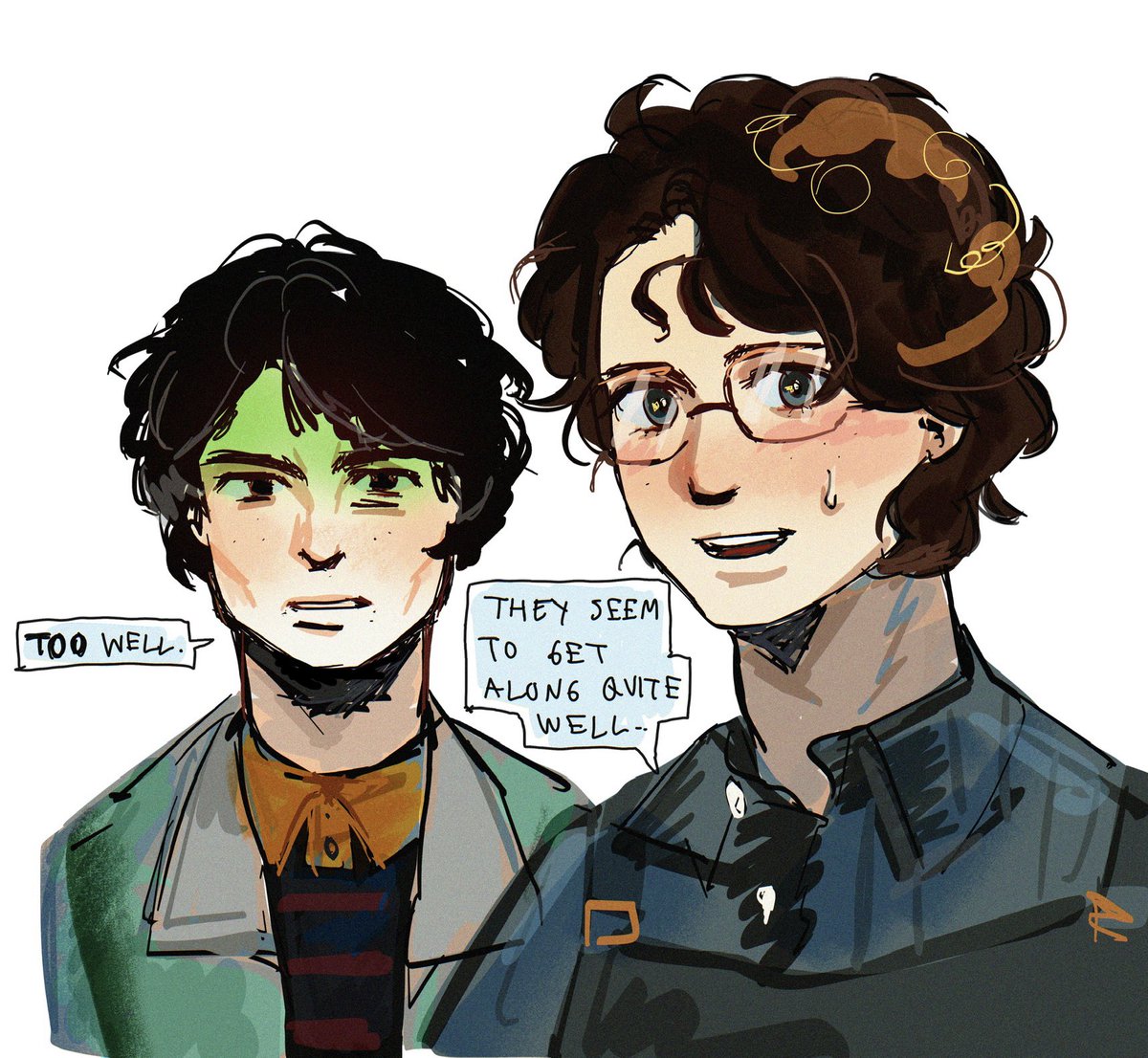 mirela_9032's tweet image. spyers….and byler? #byler #ghostbusters #StrangerThings5