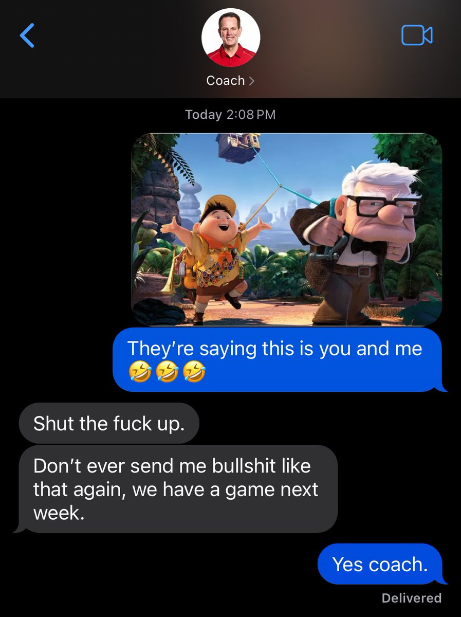 ShaneTuttleNCAA's tweet image. Indiana QB Fernando Mendoza shares a recent text exchange with HC Curt Cignetti: