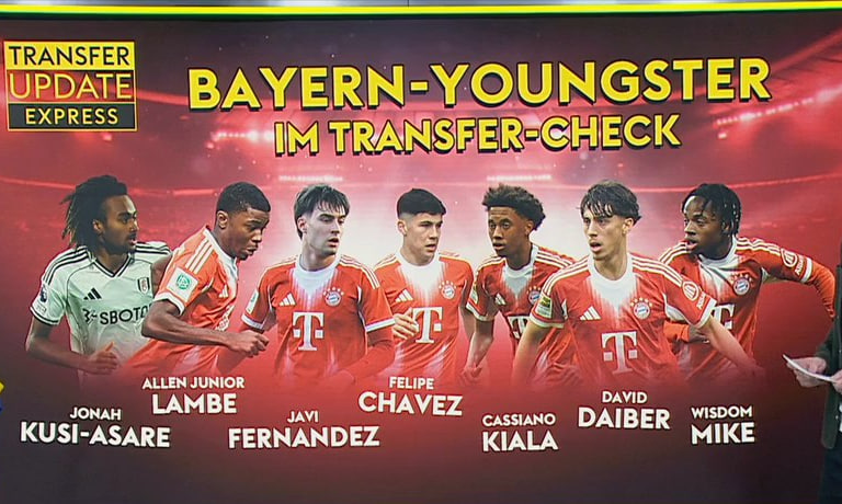 fcbayern_2's tweet image. سكاي: مستقبل مواهب البايرن💎

▪️يوناه كوسي-أساري🇸🇪
إعارته إلى فولهام مستمرة ولن تُلغى. فولهام راضٍ عن تطوره في التدريبات، والمدرب ماركو سيلفا وعده بفرص لعب أكثر في النصف الثاني من الموسم.

▪️آلان جونيور لامبي🇩🇪
لاعب وسط Box-to-Box بدأ يجذب الانتباه، يتدرب أحيانًا مع الفريق الأول.…