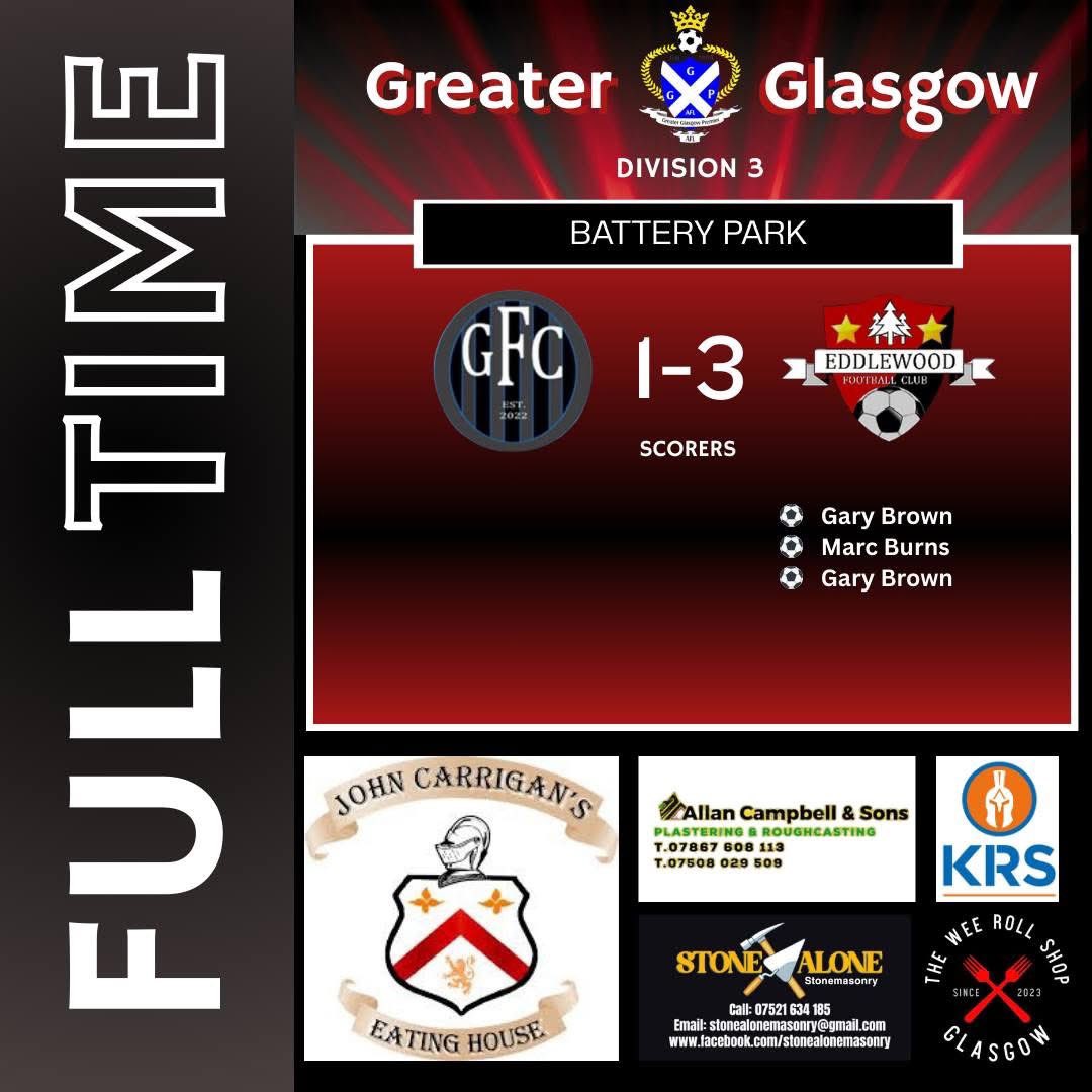 eddlewood_afc's tweet photo. Headed to Greenock today with a depleted squad with management and our 2nd keeper having to play a part outfield.Defensively brilliant and took our chances which sees us collect 3 points and remain unbeaten 🔴⚫️ https://t.co/KKIARAXujf