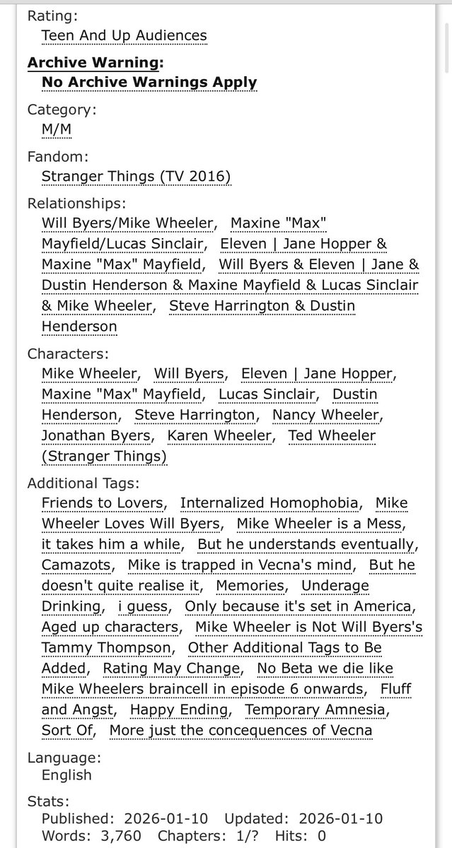 NebulaLyra's tweet photo. My first fic in like? Forever?? Ft Camazots Byler!

Title: Here Began All My Dreams (The saddest thing I’ve ever seen) 

Word count: 3760

Chapters: 1/?

link: https://t.co/6MLIhMoeVF 

♥︎ and ↺ greatly appreciated <33

#byler #sttwt #bylertwt #bylerau #fanfic #bylerfanfic https://t.co/XDu3IKH0M4