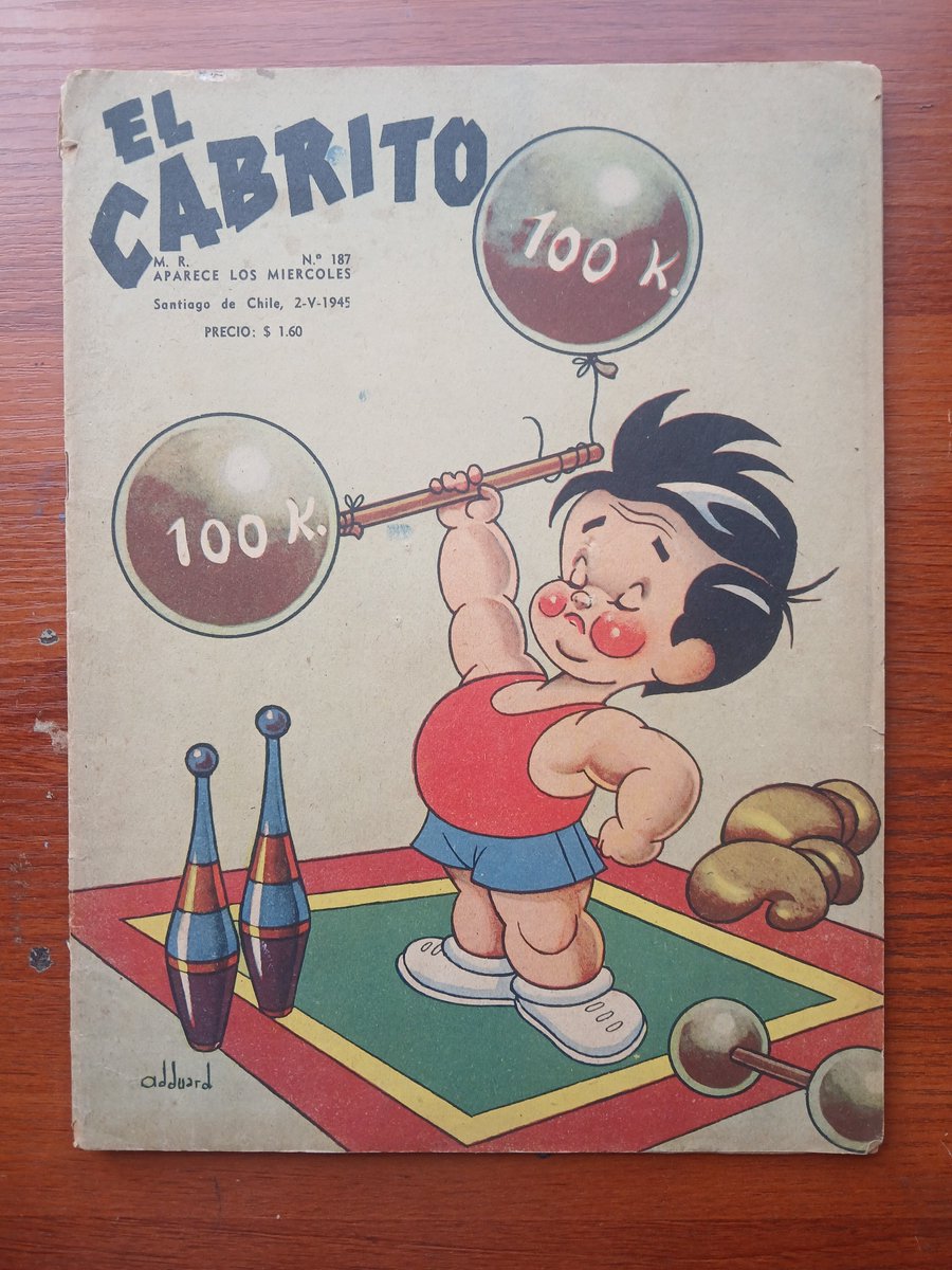 #revista #elcabrito #cachureandoelayer #chile numero 187 2 de mayo de 1945