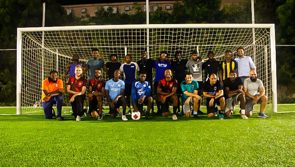 UprisingFC's tweet image. The lads have been training hard ahead of our big opening game v East Enders in the Presidents Cup tomorrow!