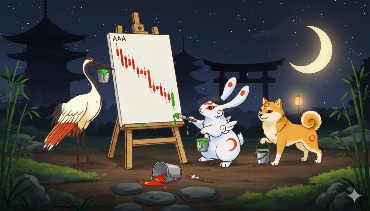 #MoonRabbit has buckets full of green paint. We're waiting for a beautiful drawing from the artist ;)   

dex-trade.com/spot/trading/A… pancakeswap.finance/swap?+chain=bs…

#Crypto #AAA #Tothemoon