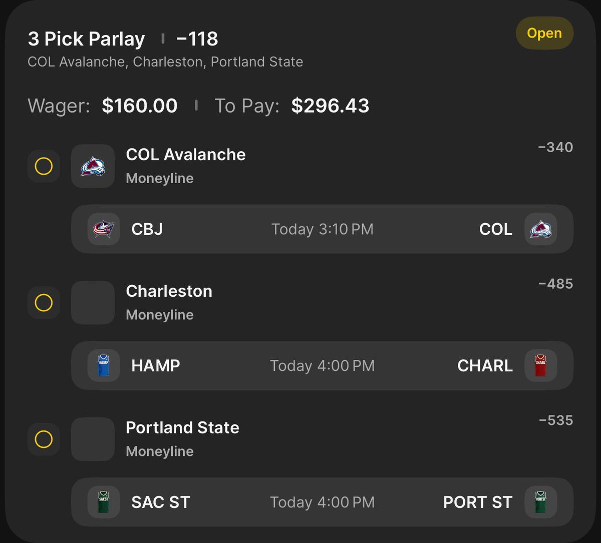 $20-$1,000 Ladder Challenge Day 4 🪜

Good luck to all who tail! Let’s make it to Day 5! 🍀 

sportsbook.draftkings.com/social/post/f4…