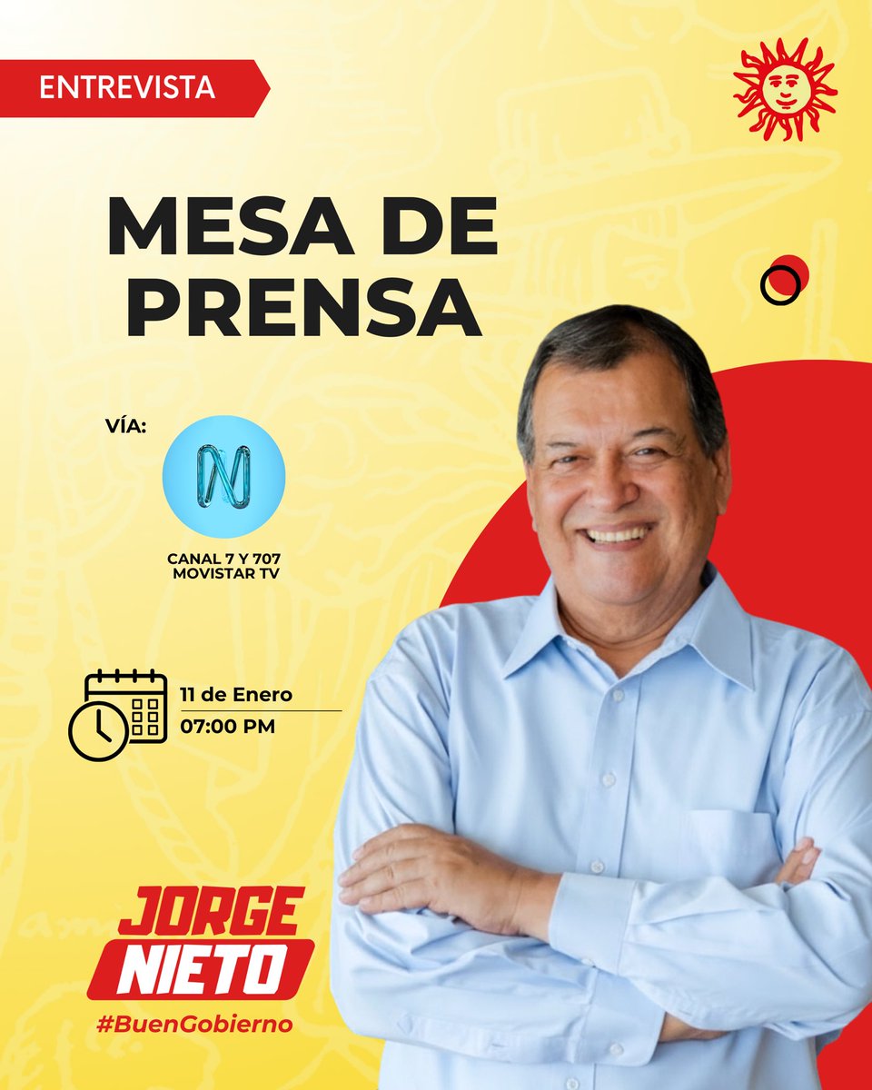 #Entrevista 🎙️ Mañana en la noche estaré en Canal N hablando de la coyuntura política nacional.

!Los invito a sintonizar!

#BuenGobierno #GobernarEsUnir