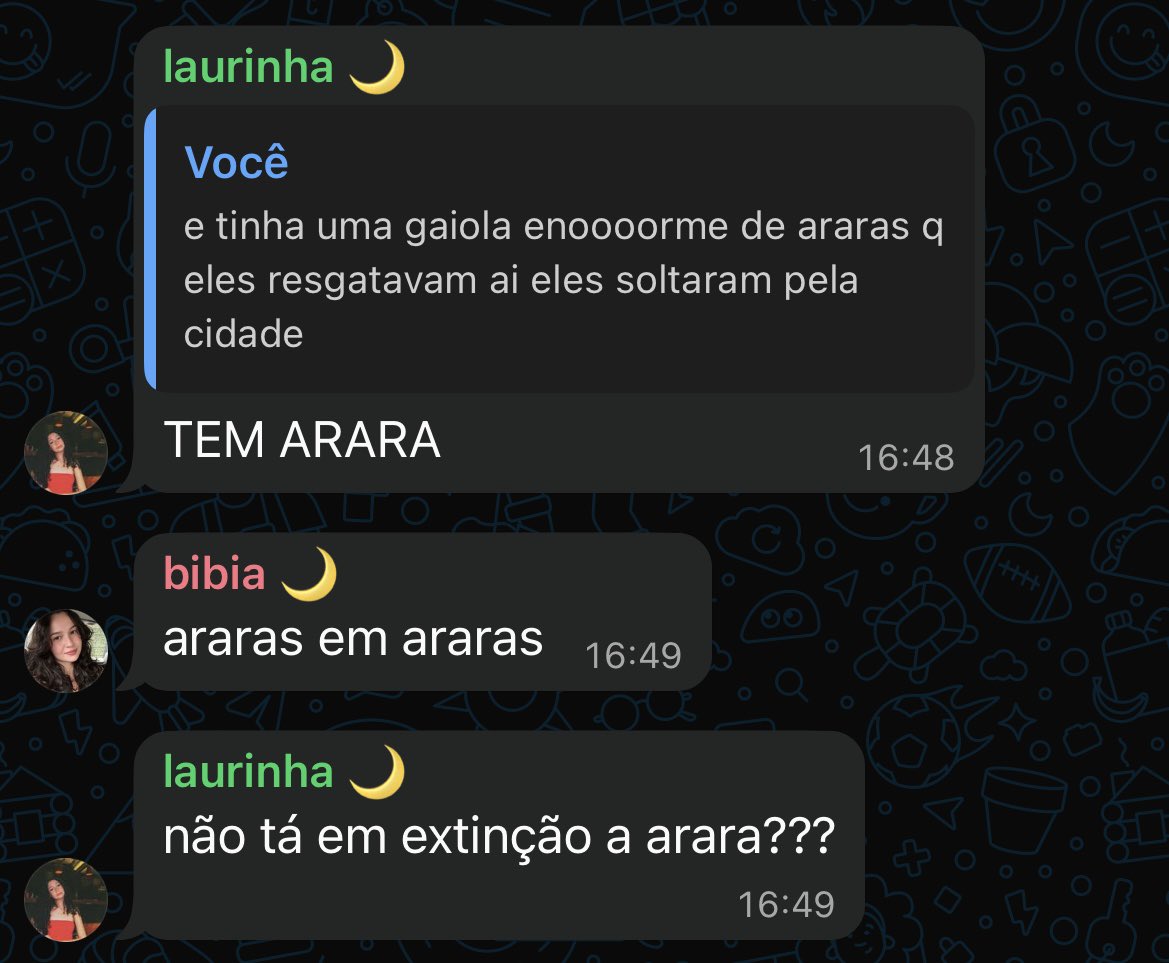 hometroop's tweet photo. você tem que saber você é bióloga entende de bichos, plantas essas coisas https://t.co/IpgtcFnPjT