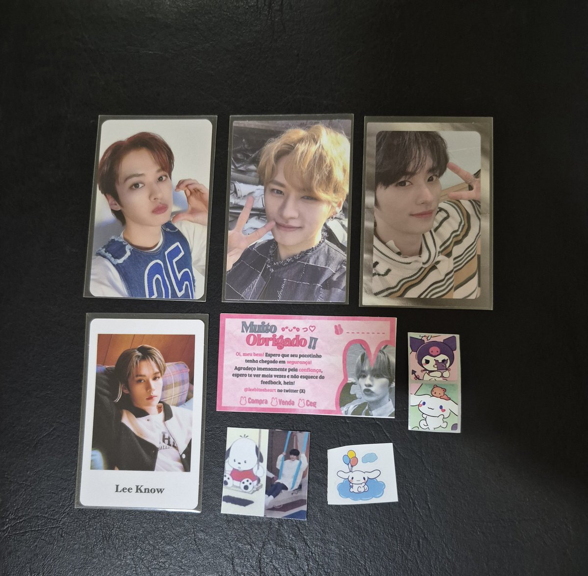 leebitmetal's tweet photo. feedback positivo pro @leebitosheart ! 

amei participar dessa ceg enorme do vik. os cards chegaram muito bem embalados e eu amei o brinde do seung 😞 https://t.co/VGwJZuvZqV