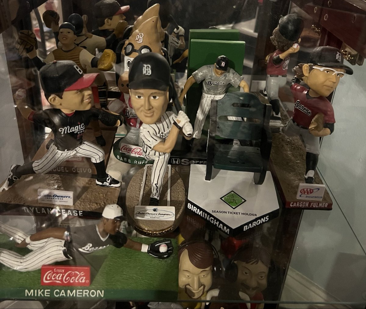 DadAndSonsHobby's tweet photo. Hey @BhamBarons so #NationalBobbleheadDay was 1/7. What do we think of my Barons collection? #BuiltInBirmingham https://t.co/un40leq2Gt