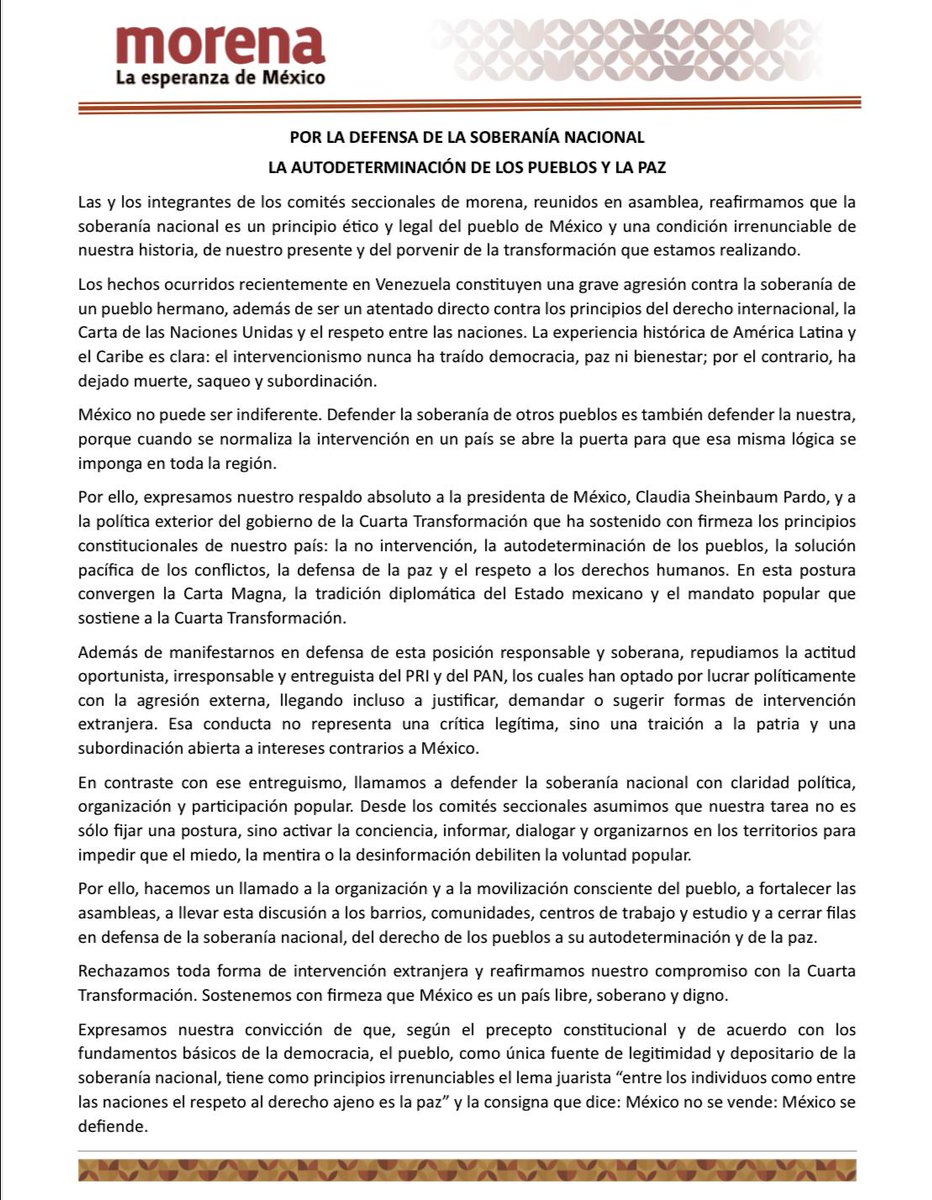 diazpol's tweet image. Este sábado realizamos un centenar de asambleas seccionales de reposición en la Ciudad de México; y para cada una, se eligió presidencia y secretaría del Comité de base. Se aprovechó para dar a conocer el documento titulado: "Por la Defensa de la Soberanía Nacional, la…