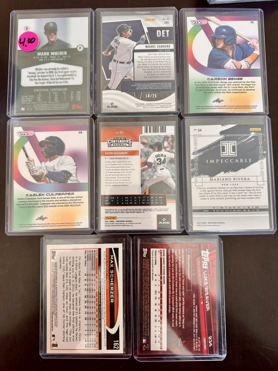 jbrewer17's tweet photo. @CardPurchaser $5 ea + $1 PWE https://t.co/RWgOWDufEa