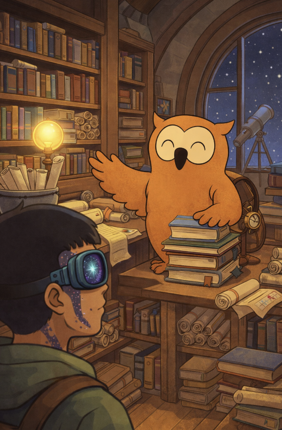 Just stepped into Vera’s Library 📚🦉
Endless knowledge, carefully preserved, and guided by the wisest owl in the Haven. This is what trust, memory, and insight look like in the Valley.

Proud to explore Camp Haven with <a href="/DataHaven_xyz/">DataHaven 🫎</a> ✨