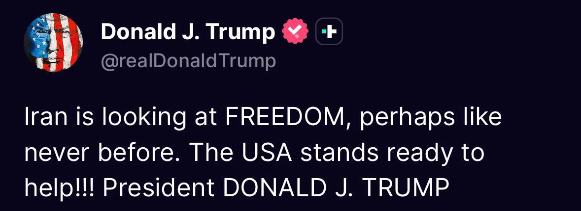 DarrigoMelanie's tweet image. He’s worried about unarmed protesters being shot in Iran, while justifying shooting unarmed protesters here.

Trump doesn’t care about freedom for Iran. 

He cares that Iran has the world’s 4th largest oil reserves.