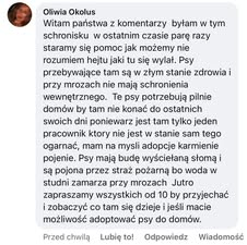 Kochani❣️Pilnie potrzebna pomoc zamarzającym psiakom🆘🆘Pogotowie dla zwierząt zabierze najcięższe przypadki,ale🐕są tam setki i każdy jest zagrożony!Jutro schronisko zostanie otwarte dla ludzi,którzy chcą adoptować🐶
Dziś jest tam -20c.Pilnie RT
Mąkosy Nowe 44
26-631 Jastrzębia