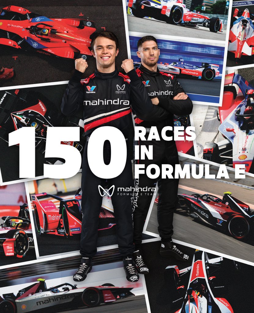 150 races, and we’ve been here since day one ⚡️

#Mahindra #FormulaE #MexicoCityEPrix