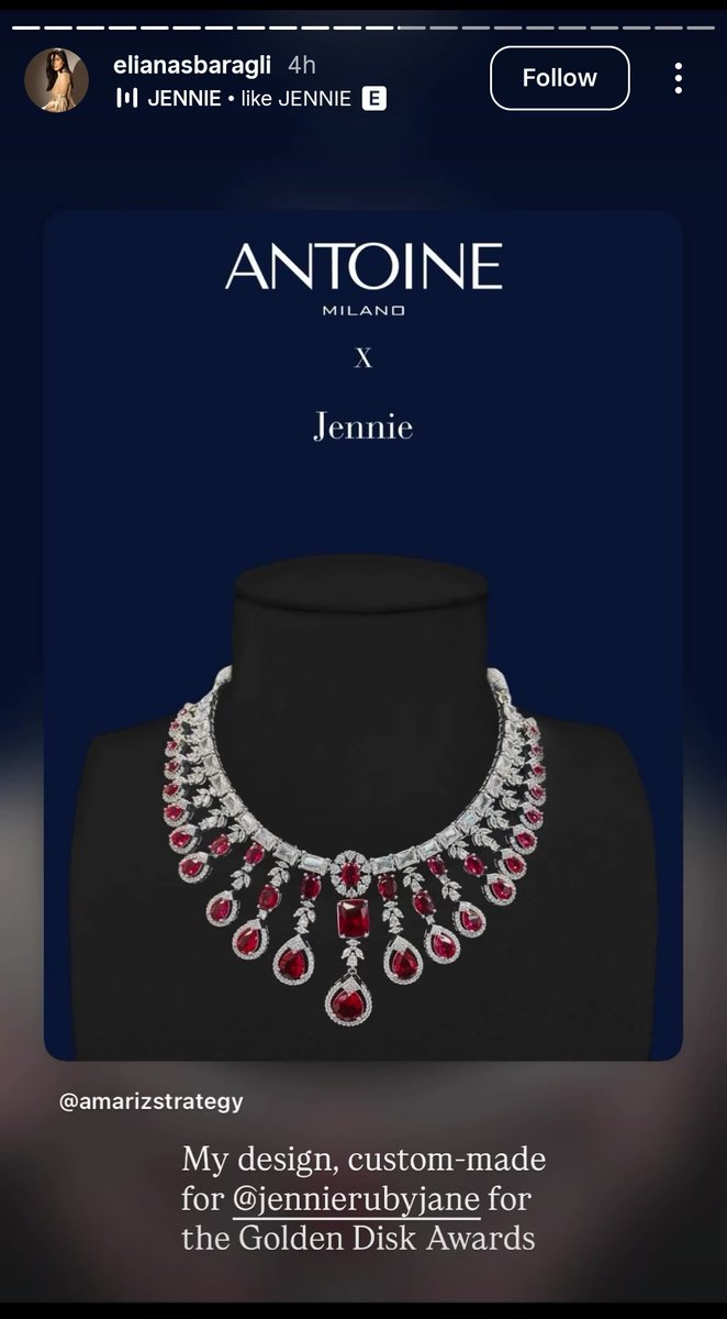 Jennie's necklace worth $4 million And it's a costume made ...