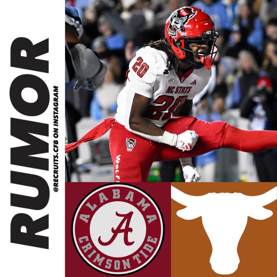 recruits_cfb's tweet image. RUMOR: Star Alabama running back commit Hollywood Smothers (NC State transfer) is visiting Texas right now, after lying to reporters from both the Alabama and Texas side about visiting. He is also currently enrolled in classes at the University of Alabama.

Texas signed Arizona…