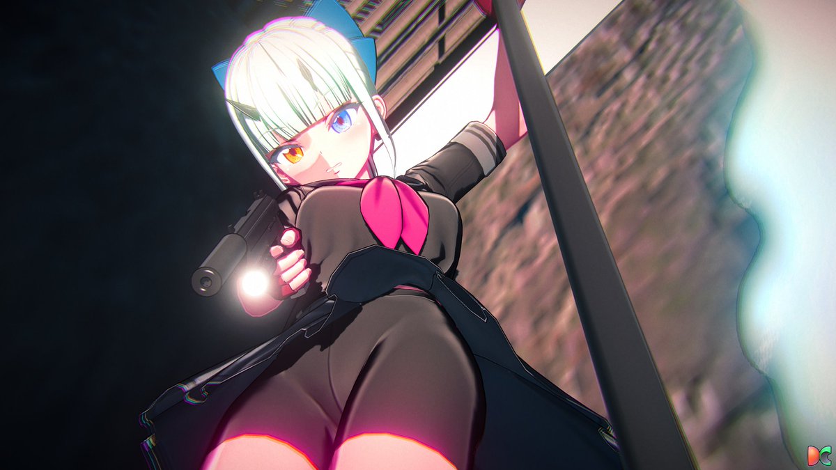 「うちの娘達_26 戦闘モードなデュマ娘と一般な娘で シーンデータお借りしてます 」|ISUCA401@PSO2_ship2のイラスト