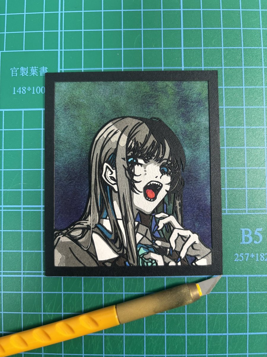 kusagoroshi's tweet photo. #Ado
#カラー切り絵 https://t.co/HeVnHFOCBj