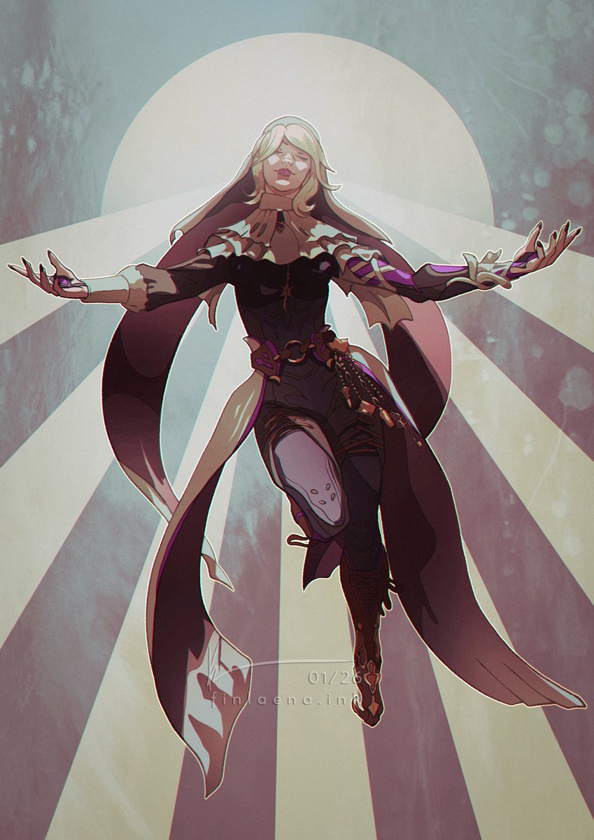 finlaena's tweet photo. Marie Leroux 

#warframe #warframefanart https://t.co/Pl9qikADlU