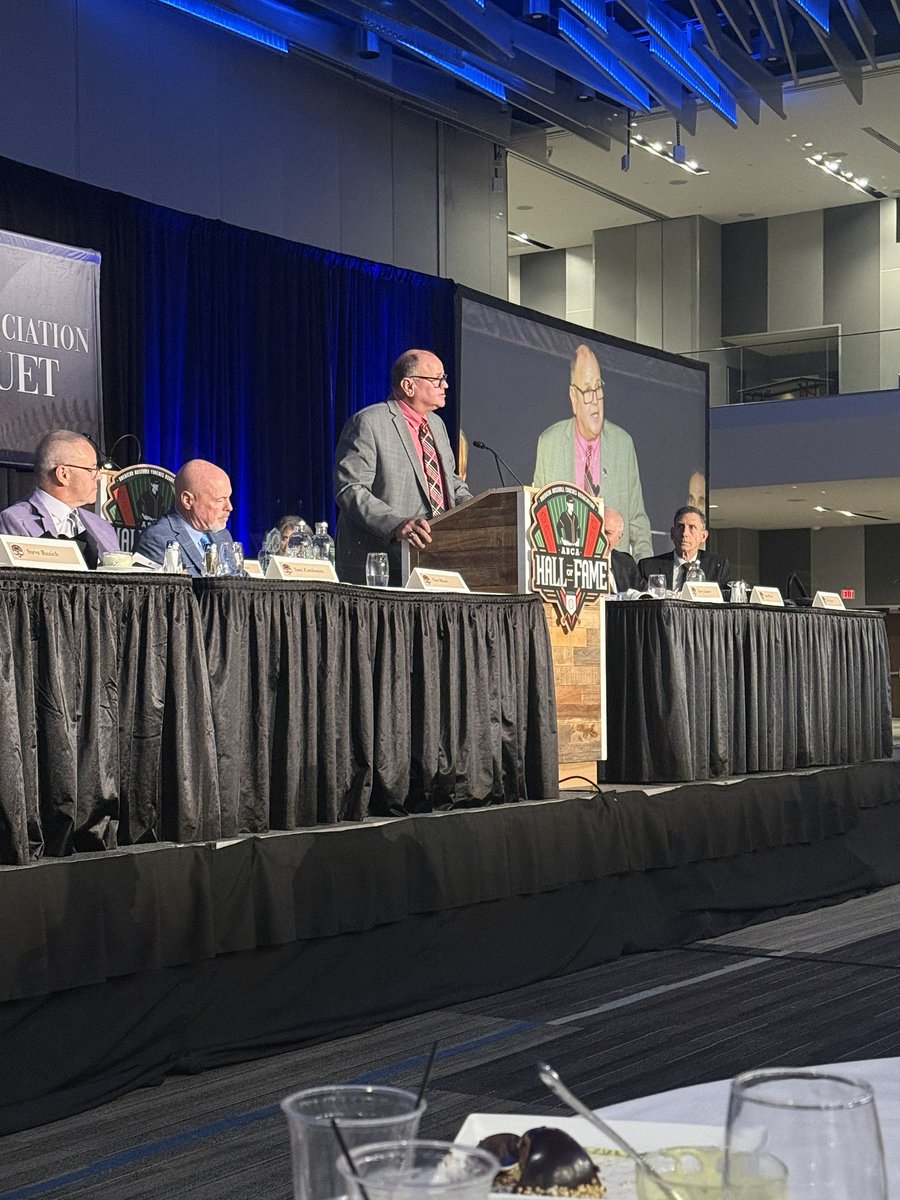 sscbaseball1's tweet photo. Yesterday our very own Steve Ruzich was inducted into the ABCA Hall of Fame.  We are so lucky you continue to lead our program teaching accountability, responsibility and respect for others and the game https://t.co/UsCtfIjH0F