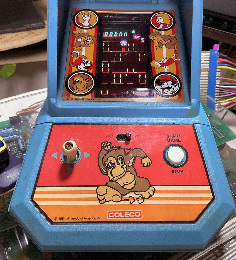 ○DONKEY KONG(COLECO/1982年) 任天堂より許諾を得て開発されたLSI