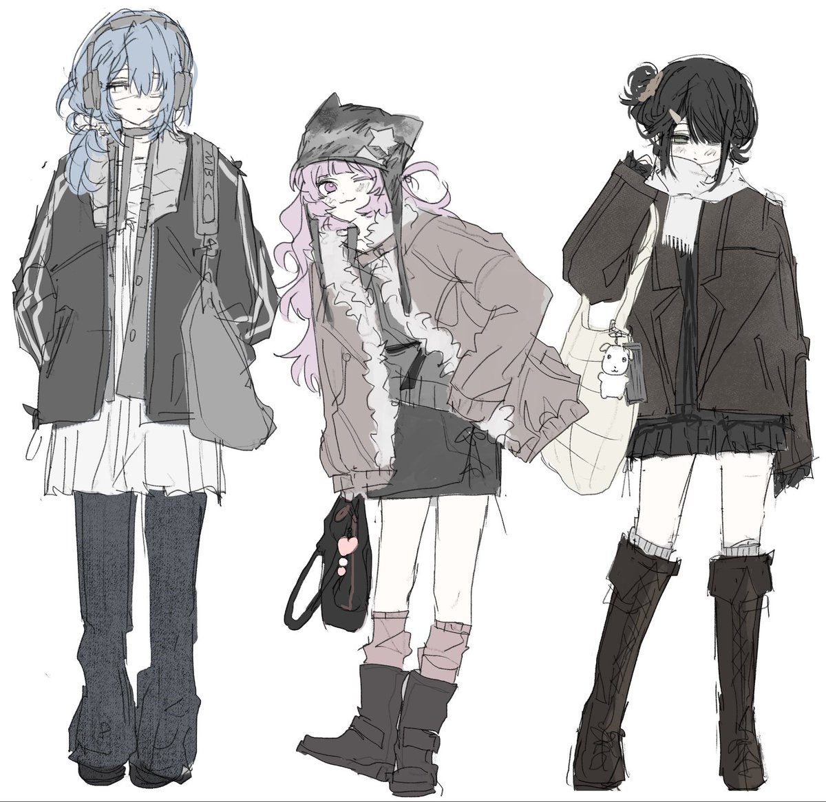 #무기미도 
딸래미들 사복