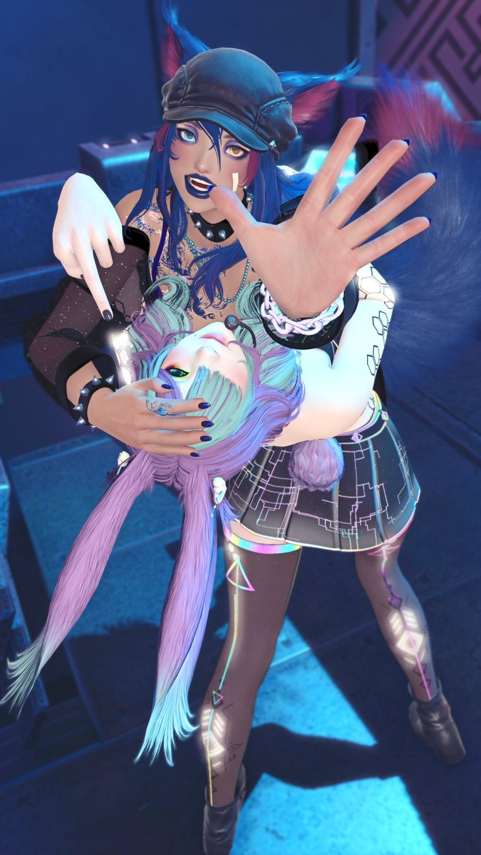 CryptidHoshi's tweet image. They should be rehearsing... They got distracted...  

#GPOSERS #EorzeaPhotos #ReShade