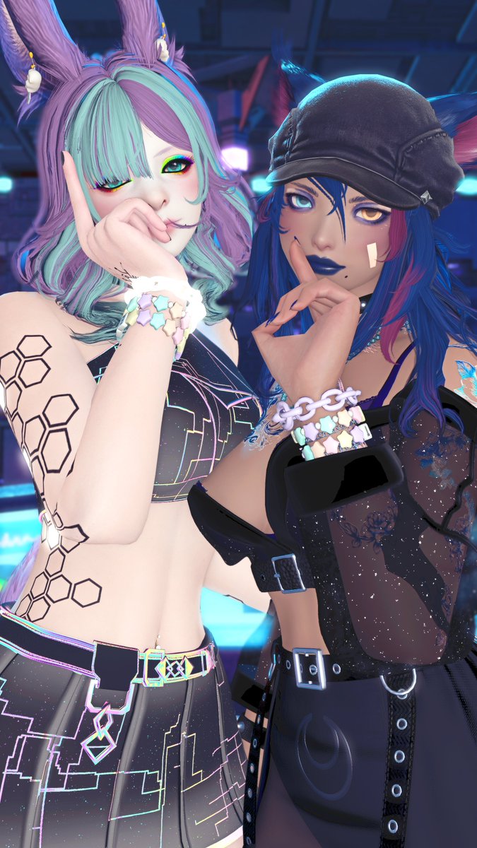 CryptidHoshi's tweet image. They should be rehearsing... They got distracted...  

#GPOSERS #EorzeaPhotos #ReShade