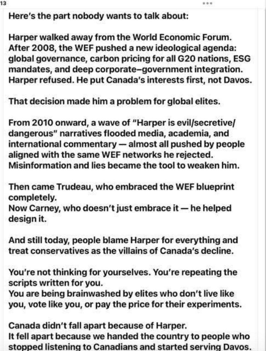 MarkReid42's tweet image. This same thing would apply to Pierre and Trump. Both have said the WEF should be banned.