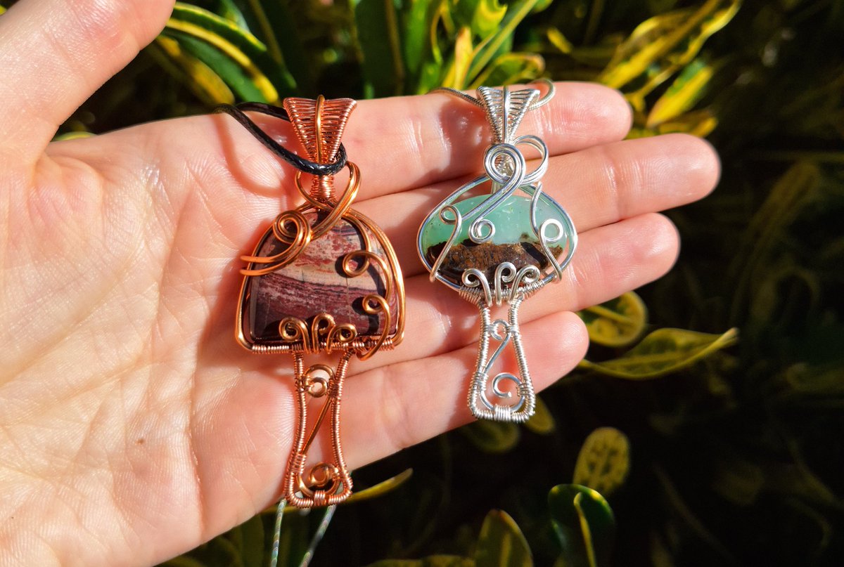 LuMoCreations's tweet photo. New pendants and earrings just listed on my shop: chrysoprase, jasper, amethyst, prehnite and labradorite! 

https://t.co/gj7vgJ7510 https://t.co/4HagL8W0T0
