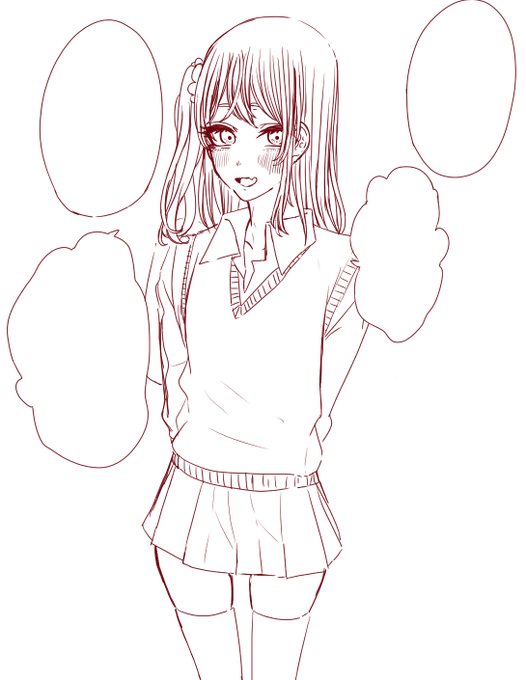 (見たことない娘だな…かわいい…けど、うちの高校にオレが知らない女子っていたっけな………) 