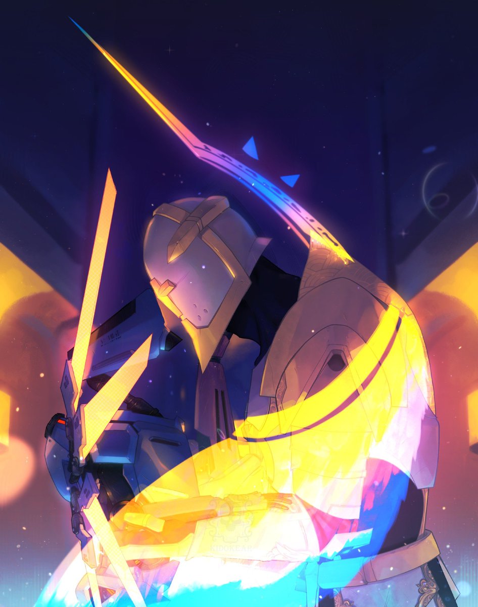 Feeling a bit self-conscious about this one but here is something fully rendered. ^^;>

I want them to have a soft moment amongst all the violence.

[ #ULTRAKILL #Gabv1el ]