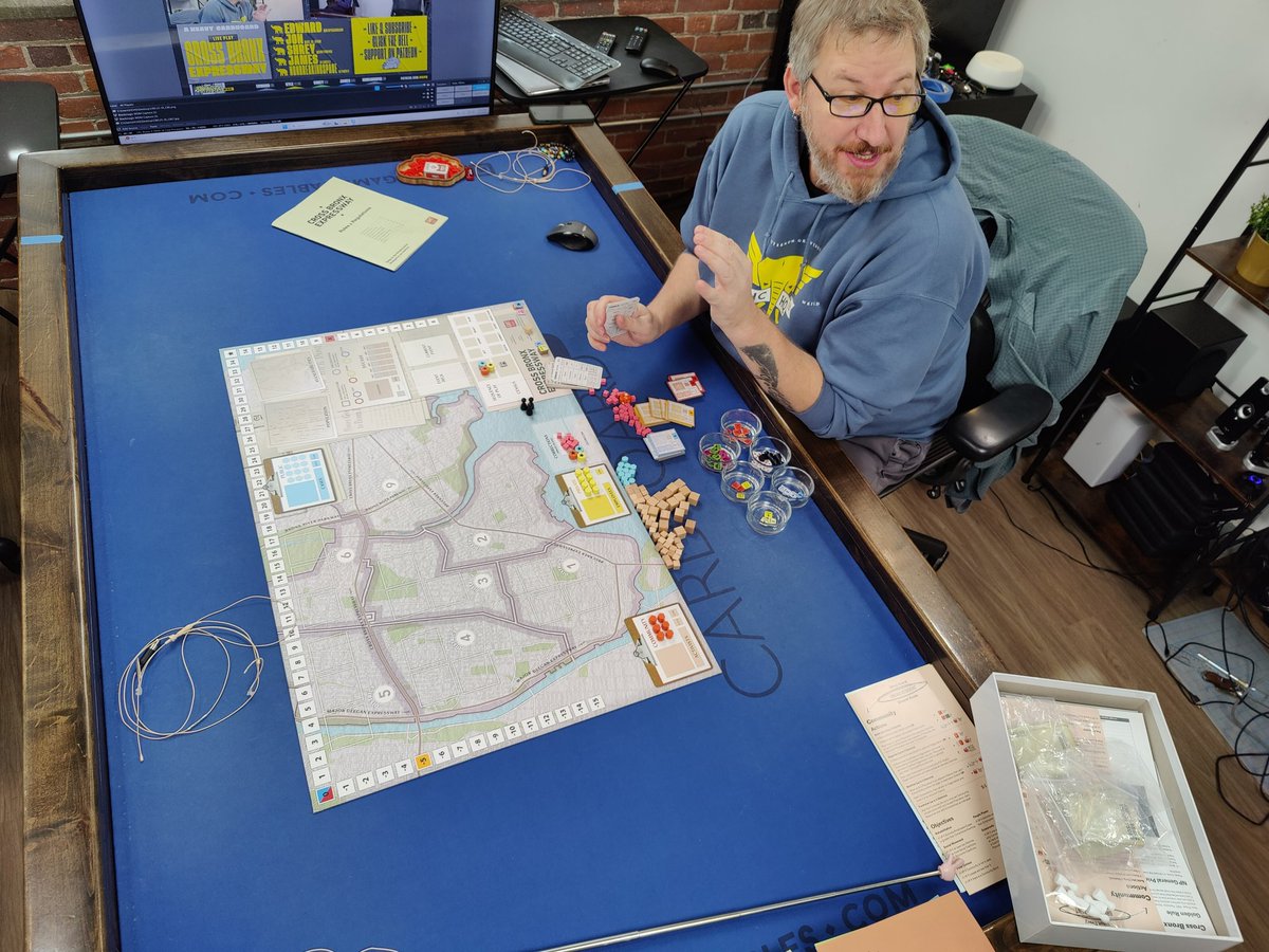 nbsp1618's tweet photo. in the @HeavyCardboard studio watching the 4k sausage get made. tune in at noon et. https://t.co/vptcF9ny60