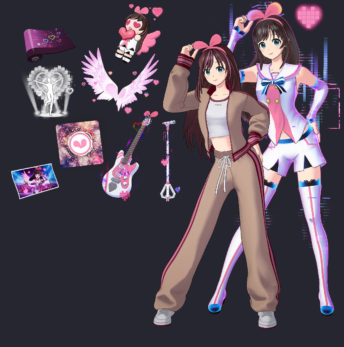 FireMonkey's tweet image. Kizuna AI Bundle, features a jam track