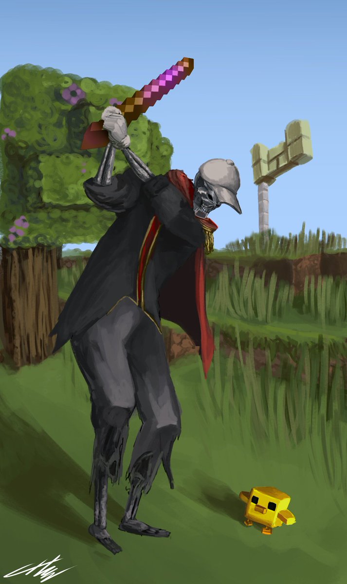 *mojang cambia las texturas y modelos de los mobs pequeños*
RichMC de la nada con ganas de jugar golf:
#elrichm