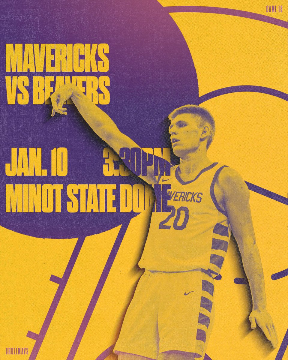 MinnStMBBall's tweet photo. GAMEDAY!

#HornsUp | #RollMavs https://t.co/u0nysSRuGM