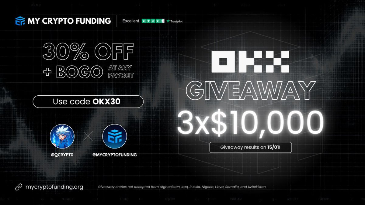 🎁 3 X $10K Challenges 🎁

1. Follow <a href="/MyCryptoFunding/">My Crypto Funding</a> | <a href="/muthaiah4x/">𝗭𝝨𝗡𝗜𝗧𝗦𝗨 🔱</a> | <a href="/Qcrypt0/">Qcrypto</a>  
2. Like and Repost
3. Tag 3 friends
4. Fill this form to enter
mycryptofunding.hosted-form.com/h/57v1vk9xJ