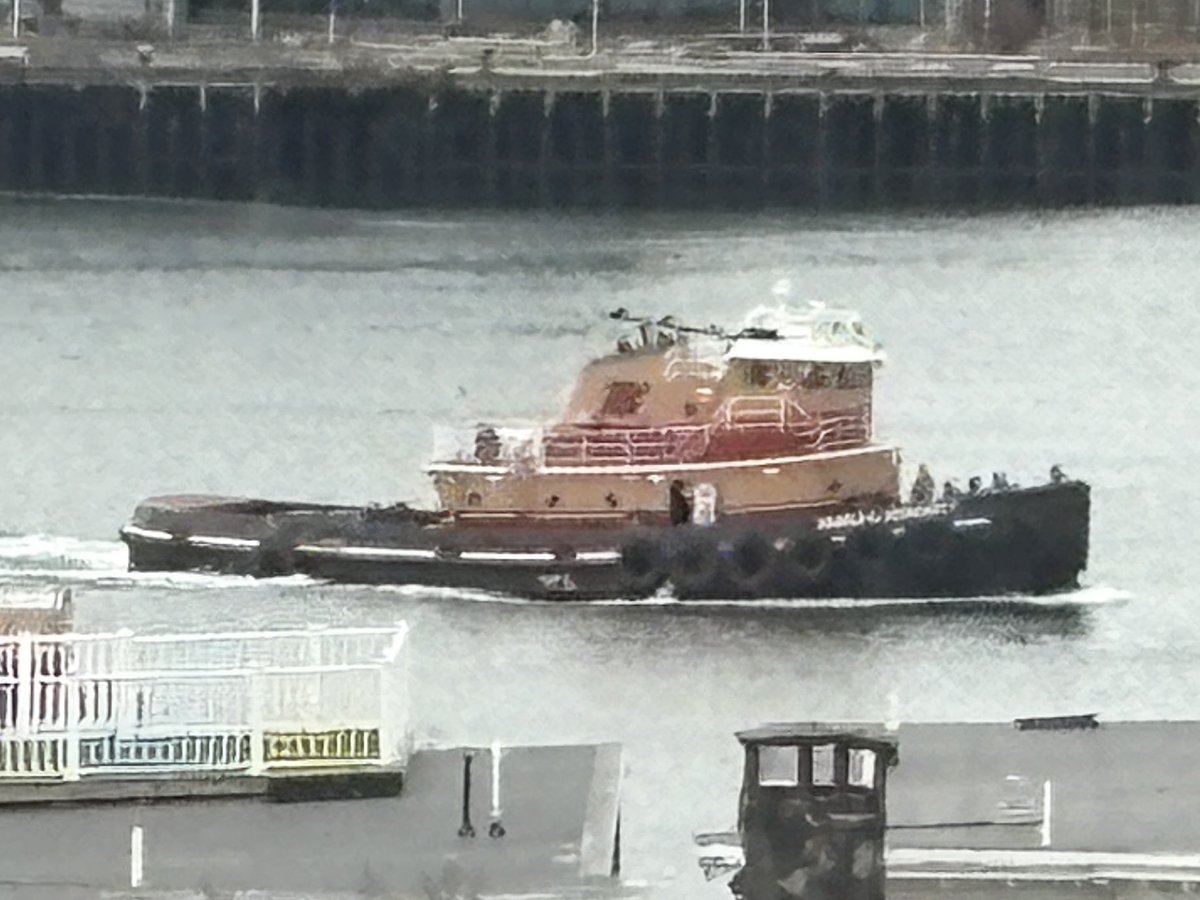 EricWiberg's tweet image. HAROLD A. REINAUER II, tractor tug 181 gross tons, 28m meters long x 8.5 meters wide, US flagged, built 1972. This tug is based on Border Street East Boston and is owned by BT&amp;amp;T - Boston Towing &amp;amp; Transportation (BTT), a division of the Reinauer Transportation Companies in NYC.
